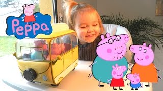 Camping Car Peppa Pig unboxing [upl. by Nirok712]