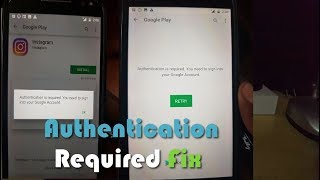 Authentication is Required You need to sign into your Google Account Fix [upl. by Benedick]