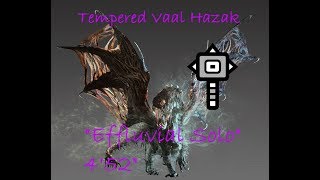 MHW Solo Hammer  Tempered Vaal Hazak 452quot68 quotEffluvial Soloquot [upl. by Nohsreg]