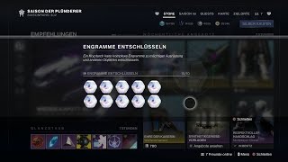 Destiny 2087 Infos  20 Everversum Engramme öffnen  Dies und Das Warlock 😄 HDPS5 [upl. by Annaira]