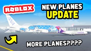 NEW PLANES UPDATE in Cabin Crew Simulator Roblox [upl. by Rochella]