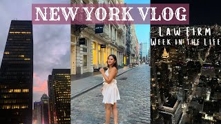 Law Firm Life week in the life of a summer associate  New York Vlog [upl. by Cavanagh]