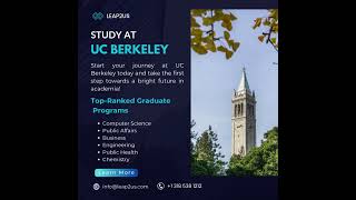 Unlock Your Future Graduate Programs for International Students at UC Berkeley I LEAP2US [upl. by Leeth]