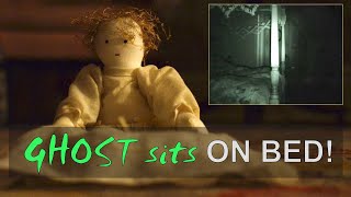 Haunted Myrtles Plantation  Ghost sits on the bed [upl. by Eladnyl]