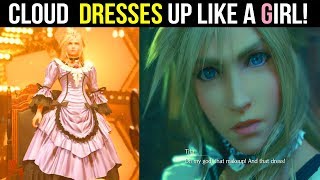 CLOUD DRESSESUP AS A GIRL to Rescue Tifa  Final Fantasy VII REMAKE FF7 Remake 2020 PS4 Pro [upl. by Anirehtac181]