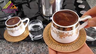 Türk Kahvesi Nasıl Yapılır Bol Köpüklü Türk Kahvesi how to make turkish coffee bon appetit [upl. by Richards169]