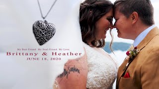 Snoopers Rock  Chattanooga Elopement Videographer  Brittany amp Heather  VE Videography [upl. by Cesya]