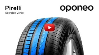 Tyre Pirelli Scorpion Verde ● Summer Tyres ● Oponeo™ [upl. by Nollahs]