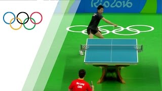 Memorable table tennis rally from China star Ma Long [upl. by Billie]