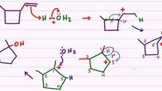 Hydride Shift Ring Expansion Carbocation Rearrangement ALL IN ONE Example [upl. by Adev]