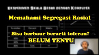 AgentBased Modelling Pemodelan Berbasis Agen  Model Segregasi Rasial Schelling [upl. by Aiki]