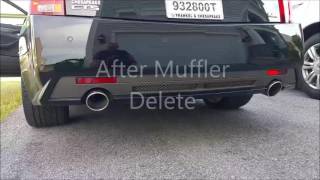 2011 Cadillac CTSV Muffler delete [upl. by Fionnula]