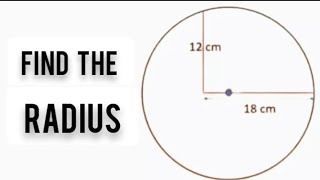 How to Find the radius of a Circle  O levels IGCSE  Hindi [upl. by Joanna213]