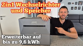 ANKER SOLIX SOLARBANK 2 PRO 2in1 Wechselrichter und Speicher für Balkonkraftwerke [upl. by Lettie]