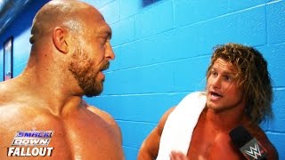 Even teaming with Ryback never call Ziggler the “little guy” SmackDown Fallout September 24 2015 [upl. by Anomar]