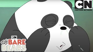 Pandas Sneeze  We Bare Bears  Cartoon Network  Cartoons for Kids [upl. by Ahsema]