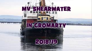 MV Shearwater at Cromarty [upl. by Barkley421]