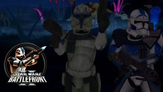 Star Wars Battlefront II Mods PC HD The Battles of the Clone Wars ALPHA  Umbara Shadow Forest [upl. by Nnylarat342]