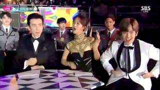 SBS Gayo Daejun BAEKHYUN Full Reaction Red Velvet SISTAR TWICE GFriend Miss A BIG BANG [upl. by Gent]