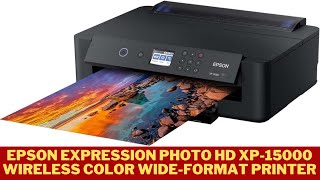 Epson Expression Photo HD XP 15000 Wireless Color Wide Format Printer  Amazon Dash Replenishment [upl. by Herculie]