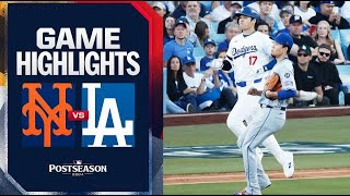 NEW YORK METS 09 LOS ANGELES DODGERS  MLB  MEJORES JUGADAS  HIGHLIGHTS 10132024 [upl. by Adnilec]