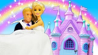 Barbie married Ken Barbie wedding day amp Doll videos [upl. by Erolyat926]