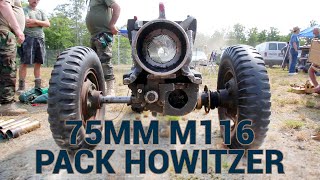 The WWII 75mm M116 Pack Howitzer Still Thunders [upl. by Jaymee]