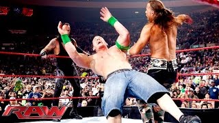 John Cena amp The Undertaker vs DGeneration X vs JeriShow Raw November 16 2009 [upl. by Oeak]