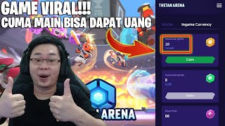 KATANYA GAME INI LAGI VIRAL BISA DAPAT UANG TUNAI HANYA DENGAN MAIN THETAN ARENA GAMEPLAY [upl. by Graniela]