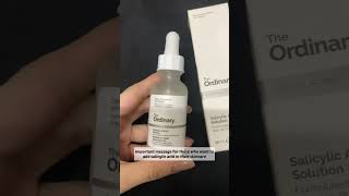 The Ordinary salicylic acid 2 solution must know before using [upl. by Shirk206]