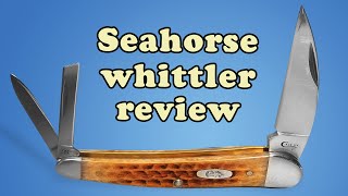 Beautiful Knife But is it Good For Whittling Case Seahorse Whittler Knife Review [upl. by Albemarle]