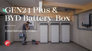 Inbetriebnahme des GEN24 Plus und der BYD BatteryBox [upl. by Eisset]