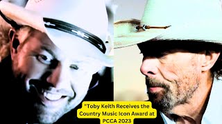 Toby Keith Receives the Country Music Icon Award at PCCA 2023 [upl. by Figone762]