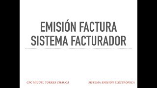 Como Emitir una Factura Electrónica desde Sistema Facturador SUNAT 2019 [upl. by Tjader676]