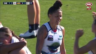 AFLW Round 2 Adelaide Crows Vs Carlton Blues 2019 Highlights [upl. by Desireah666]