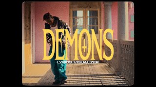 Altrayd  Demons Lyrics Visualizer [upl. by Grady]