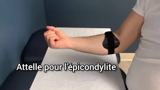 Attelle pour lépicondylite  Comment mesurer et la porter correctement pour soulager la douleur [upl. by Labannah]