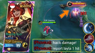 NEW META LAYLA CRAZY CRITICAL DAMAGE 2024  BUILD TOP GLOBAL LAYLA 2024  Mlbb [upl. by Assiroc372]