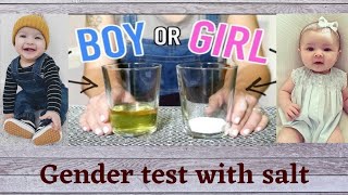 How To Gender Test At Home With Salt [upl. by Ahsikar]