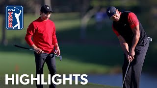 Tiger and Charlie Woods’ best shots from PNC Championship  2022 [upl. by Ynagoham]