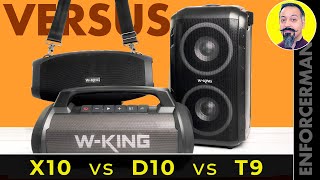 WKING D10 vs X10 vs T9 BT Speaker Comparison w Sound Test  Which one is the Best [upl. by Mayap]