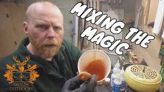 Making a pinecone resin block [upl. by Cressy115]