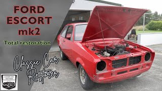 Ford Escort mk2  Total restoration [upl. by Illac686]