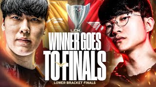 WINNER GOES TO FINALS amp WORLDS  T1 VS HLE  LCK SUMMER PLAYOFFS 2024  CAEDREL [upl. by Anitsirhk671]