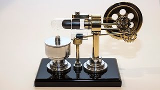 Stirling Engine With Magnet Return Stroke And Timelapse Build [upl. by Cheston744]