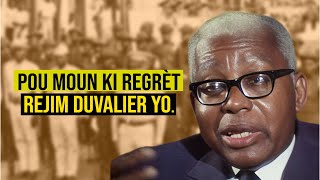 Extrait de l’émissionquotLes nostalgiques des Duvaliers [upl. by Nyrrat717]