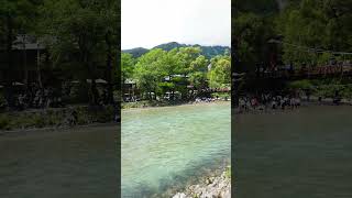 Kappabashi Bridge Kamikochi Nagano Japan youtubeshorts japan kamikochi [upl. by Sunev638]