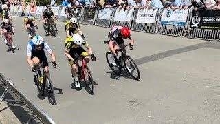 Vlaams Kampioenschap Elverdinge U17 1e j Nieuwelingen 2024 cc1785 cyclingvlaanderen [upl. by Sylram]