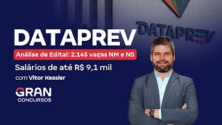 Concurso DATAPREV  Análise de Edital 2145 vagas NM e NS com Salários de até R 91 mil [upl. by Risley]