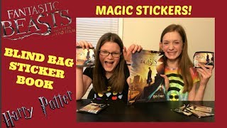 HARRY POTTER amp FANTASTIC BEASTS DOLLAR TREE STICKER BOOK  KaylaampBriana [upl. by Fawne605]